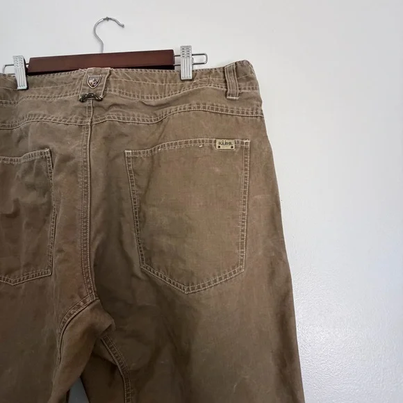 KÜHL Crag Series Men’s Hiking Pants 36x30 Brown Outdoor Work Utility - Picture 3 of 16